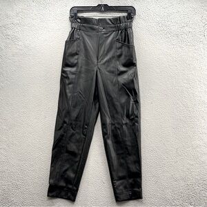 Madewell Black Vegan Leather Pants